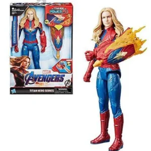 Hasbro Avengers: Endgame Titan Hero Power FX Captain Marvel 12-Inch Action Figure
