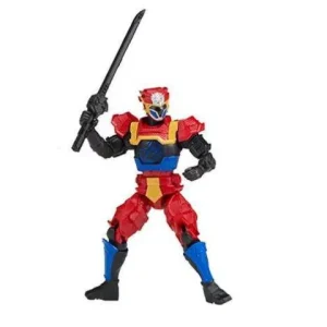 Bandai Power Rangers Super Ninja Steel 5-Inch Figure - Lion Fire Armor Blue Ranger