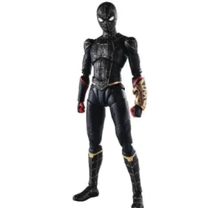 Bandai Spider-Man No Way Home Spider-Man Black & Gold S.H.Figuarts Action Figure