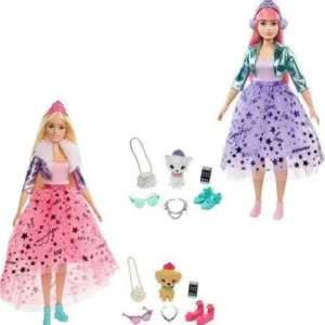 Mattel Barbie Princess Adventure Deluxe Doll with Pet - Select Figure(s)