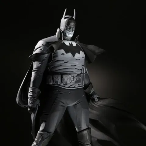 DC Direct Batman Black & White Gotham by Gaslight by Mike Mignola 1:10 Scale Resin Statue