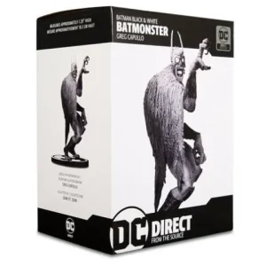 DC Direct Batman Black and White Batmonster by Greg Capullo Statue