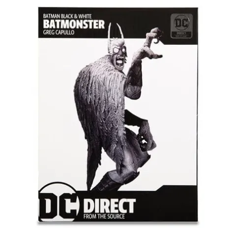 DC Direct Batman Black and White Batmonster by Greg Capullo Statue