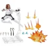 Hasbro Black Widow Marvel Legends 6-Inch Deluxe White Costume Action Figure with Stand