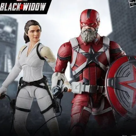 Hasbro Black Widow Marvel Legends 6-Inch Red Guardian and Melina Vostkoff Action Figures