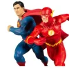 DC Direct DC Battle Superman vs. The Flash Racing Statue