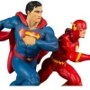 DC Direct DC Battle Superman vs. The Flash Racing Statue