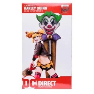 DC Direct DC Bombshells Harley Quinn Deluxe Version 2 Statue
