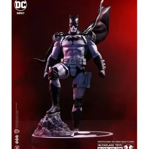 DC Direct Batman Black & White Batman By Mitch Gerads Statue