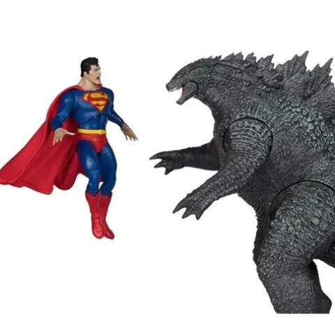 McFarlane Toys DC Multiverse Superman vs. Godzilla Megafig Justice League vs. Godzilla vs. Kong Action Figure 2-Pack
