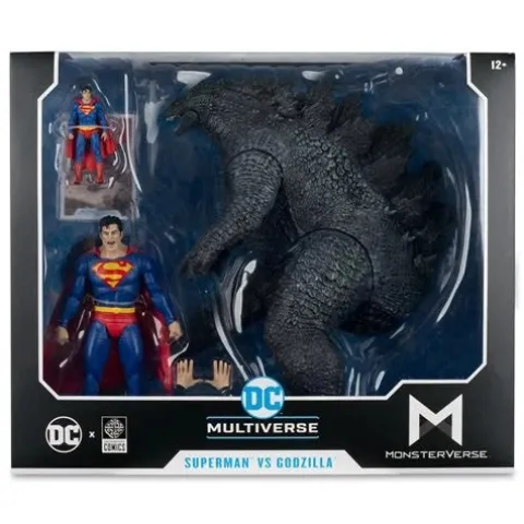 McFarlane Toys DC Multiverse Superman vs. Godzilla Megafig Justice League vs. Godzilla vs. Kong Action Figure 2-Pack