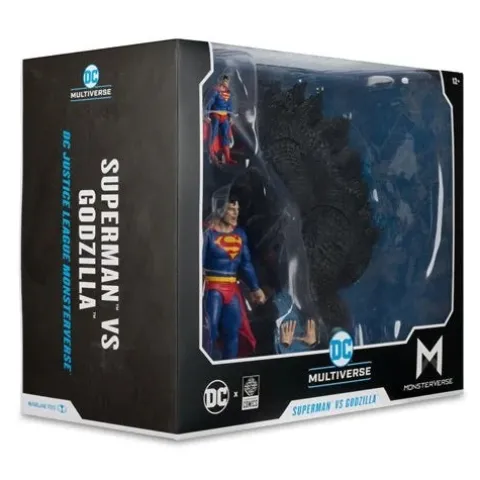McFarlane Toys DC Multiverse Superman vs. Godzilla Megafig Justice League vs. Godzilla vs. Kong Action Figure 2-Pack