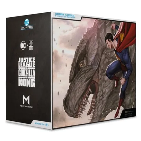 McFarlane Toys DC Multiverse Superman vs. Godzilla Megafig Justice League vs. Godzilla vs. Kong Action Figure 2-Pack
