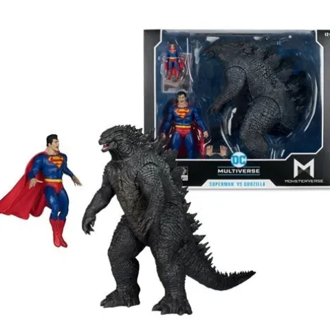 McFarlane Toys DC Multiverse Superman vs. Godzilla Megafig Justice League vs. Godzilla vs. Kong Action Figure 2-Pack
