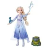 Hasbro Disney Frozen 2 Elsa Fashion Doll In Travel Outfit with Pabbie and Salamander Figures