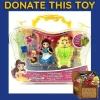 Hasbro DONATE THIS TOY - Pirate Toy Fund - Disney Princess Little Kingdom - Belle's Charmed Wardrobe Playset