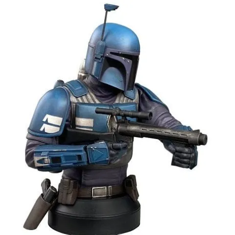 Diamond Select DST Showcase Star Wars Mandalorian Death Watch 1/6 Scale Mini-Bust PREVIEWS Exclusive