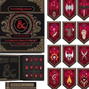Pinfinity Dungeons & Dragons Character Class Augmented Reality Enamel Pin Set of 12 - Shared Exclusive