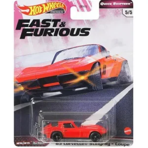 Mattel Fast & Furious Hot Wheels Premium Fast GT Vehicle 2020 - 5/5 '65 Corvette Stingray Coupe