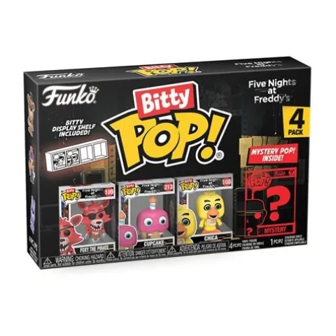 Funko Five Nights at Freddy's Bitty Pop! Mini-Figure 4-Pack - Select Set(s)