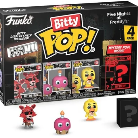 Funko Five Nights at Freddy's Bitty Pop! Mini-Figure 4-Pack - Select Set(s)