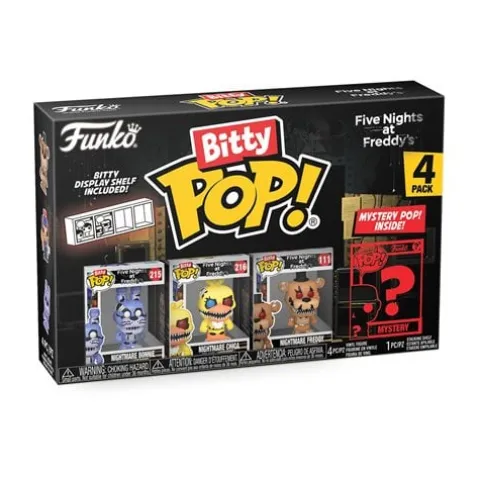 Funko Five Nights at Freddy's Bitty Pop! Mini-Figure 4-Pack - Select Set(s)