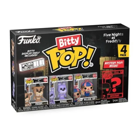 Funko Five Nights at Freddy's Bitty Pop! Mini-Figure 4-Pack - Select Set(s)