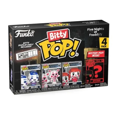 Funko Five Nights at Freddy's Bitty Pop! Mini-Figure 4-Pack - Select Set(s)
