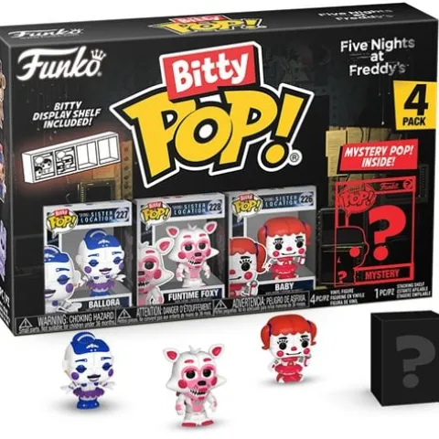 Funko Five Nights at Freddy's Bitty Pop! Mini-Figure 4-Pack - Select Set(s)