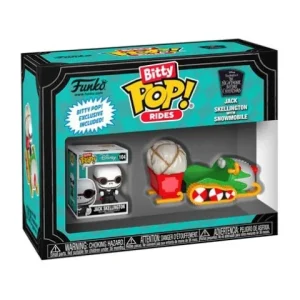 Funko Bitty Pop! Ride The Nightmare Before Christmas Jack Skellington with Snowmobile