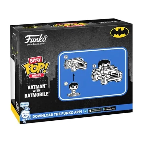 Funko Bitty Pop! Ride DC Batman with Batmobile