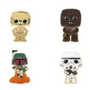 Funko Large Enamel Pop! Pin - Star Wars - Select Figure(s)