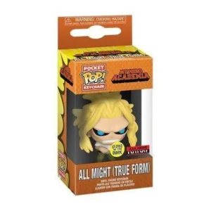 Funko My Hero Academia All Might (True Form) GITD Pocket Pop! Key-chain - AAA Anime Exclusive