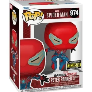 Funko Pop! 974 - Marvel - Spider-Man 2 Peter Parker Velocity Suit Vinyl Figure - Entertainment Earth Exclusive