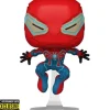 Funko Pop! 974 - Marvel - Spider-Man 2 Peter Parker Velocity Suit Vinyl Figure - Entertainment Earth Exclusive