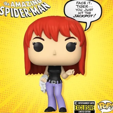 Funko Pop! 1260 - Marvel - Spider-Man - Mary Jane Watson Vinyl Figure - Entertainment Earth Exclusive