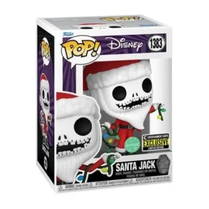 Funko Pop! 1383 - Nightmare Before Christmas 30th Anniversary Santa Jack Scented Vinyl Figure - Entertainment Earth Exclusive