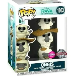 Funko Pop! 1003 Disney Raya and the Last Dragon Ongis Flocked Vinyl Figure - Special Edition