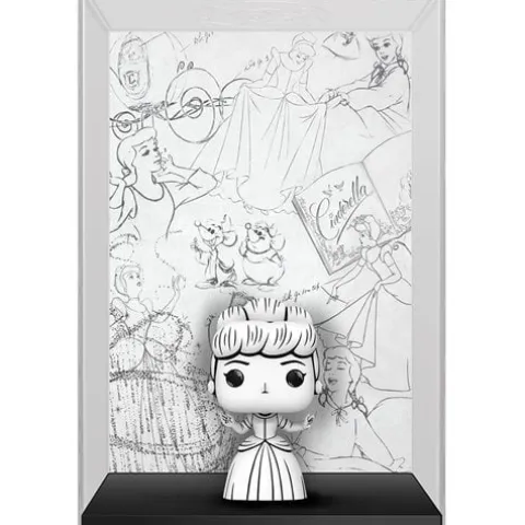 Funko Pop! #1523 Disney Sketched Cinderella Cover Art Figure with Case