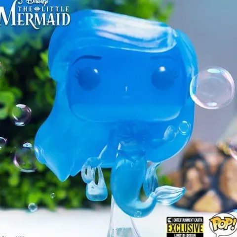 Funko Pop! 563 Disney - The Little Mermaid - Ariel Blue Translucent Vinyl Figure - Entertainment Earth Exclusive