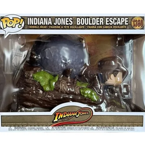 Funko Pop! 1360 Indiana Jones and Raiders of the Lost Ark Boulder Escape Moment