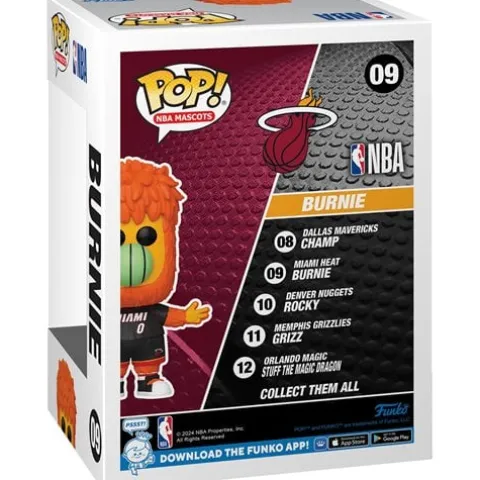 Funko Pop! #9 NBA Mascots - Miami Heat - Burnie Vinyl Figure