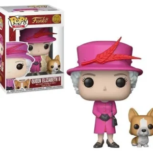 Funko Pop! 01 Royals Queen Elizabeth II w/Corgi Vinyl Figure