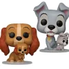 Funko Pop! Disney - Lady and the Tramp 70th Anniversary Vinyl Figures - Select Figure(s)