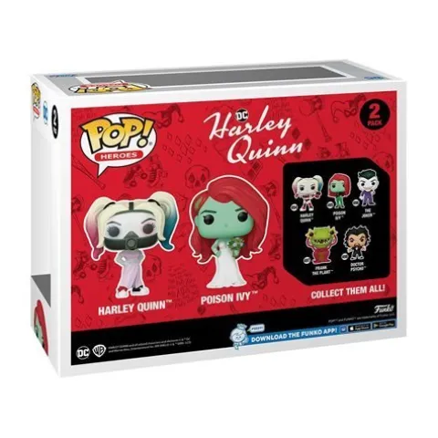 Funko Pop! Harley Quinn and Poison Ivy Wedding Vinyl Figure 2-Pack - Entertainment Earth Exclusive
