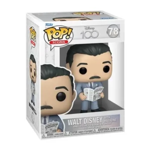 Funko Pop! Icons 78 - Disney 100 Walt Disney with Magazine Vinyl Figure