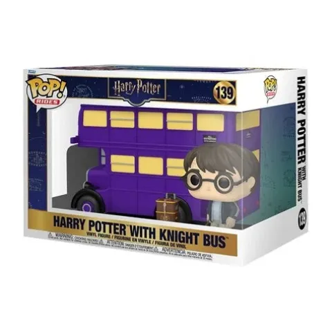 Funko Pop! Super Deluxe #139 Harry Potter with Knight Bus Vinyl Figure