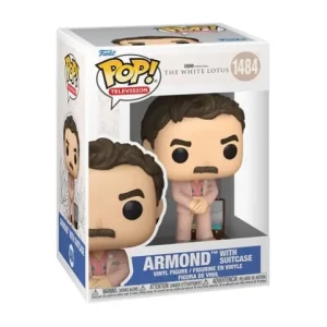 Funko Pop! Television 1484 - White Lotus - Armond with Suitcase Vinyl Figure