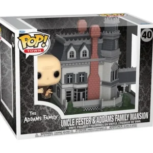 Funko Pop! Town 40 - The Addams Family - Uncle Fester & Addams Family Mansion Vinyl Figure