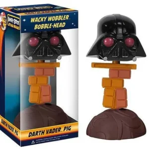 Funko Star Wars - Angry Birds - Darth Vader - Piggy Wacky Wobbler - Bobble Head